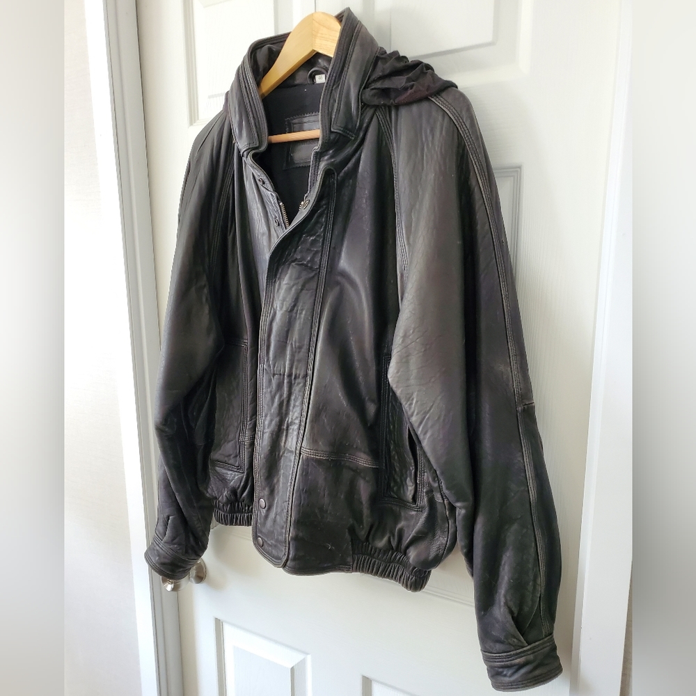 Vintage Midwest International Leather Jacket - Picture 3 of 16